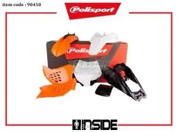 POLISPORT 90450 KIT PLASTICHE KTM MX ARANCIONE/BIANCO