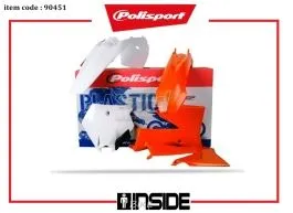 POLISPORT 90451 KIT PLASTICHE KTM MX ARANCIONE/BIANCO