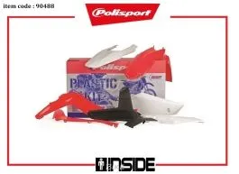 POLISPORT 90488 KIT PLASTICHE GAS GAS ENDURO BASE ROSSO