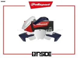 POLISPORT 90686 KIT PLASTICHE HUSQVARNA CROSS 16 BIANCO/BLU