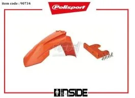 POLISPORT 90734 KIT RESTYLING PARAFANGO ANTERIORE KTM ARANCIONE