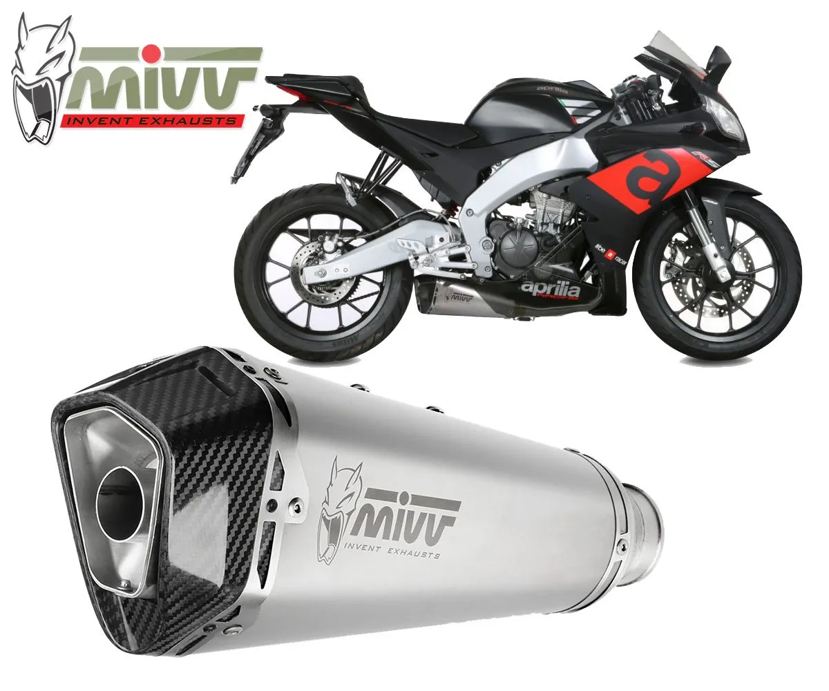 Terminale Scarico Mivv Delta Race Inox Per Aprilia Rs 125 2017 > 2020-A.011.LDRX-107811