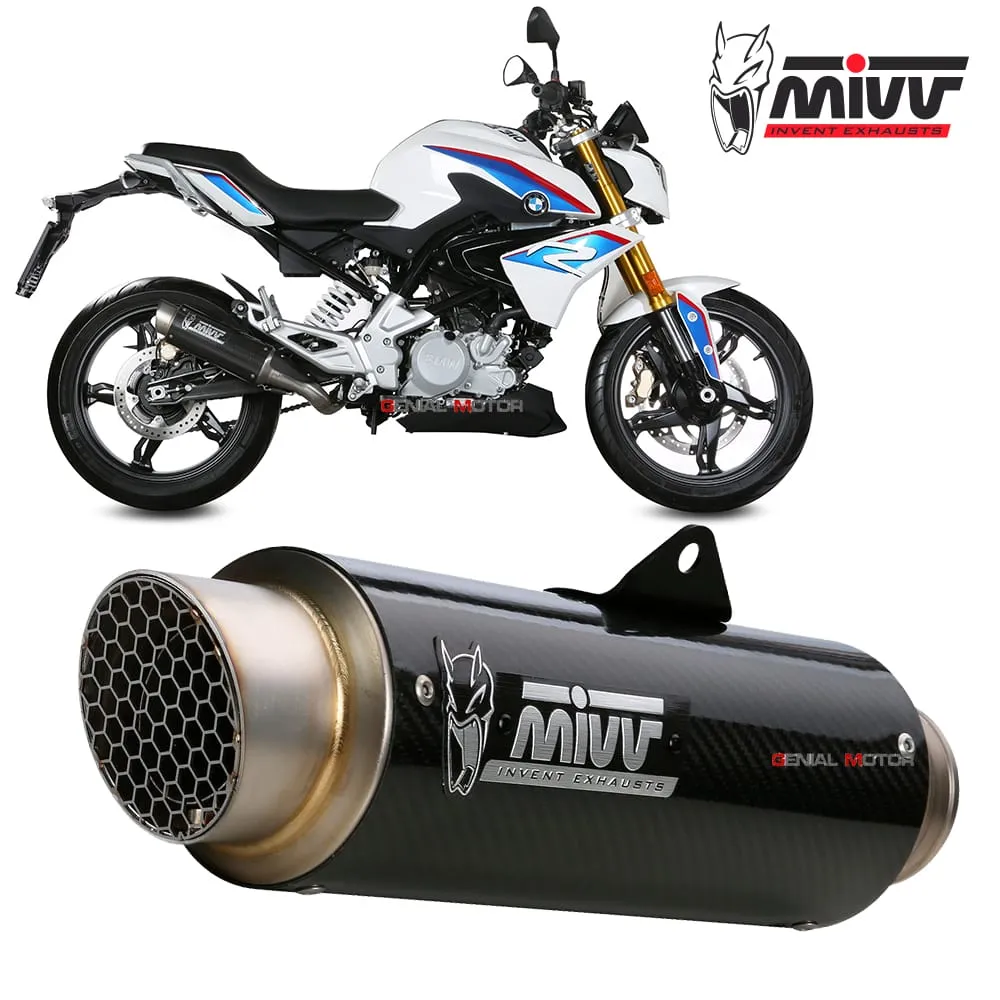 Impianto Completo Mivv Gp Pro Carbonio Per Bmw G 310 R 2018 > 2024-B.032.L2P-107832