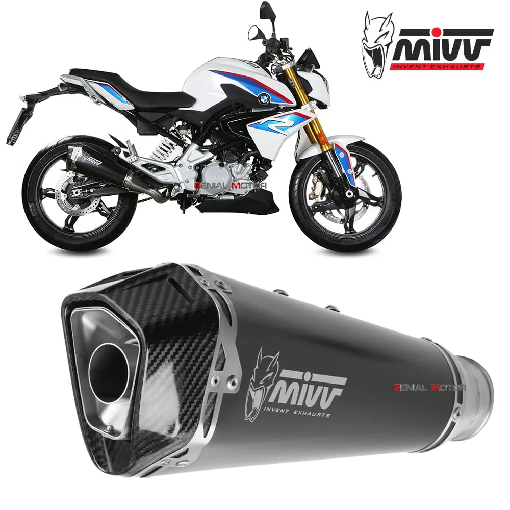 Impianto Completo Mivv Delta Race Black Inox Nero Per Bmw G 310 R 2018 > 2024-B.032.LDRB-107831