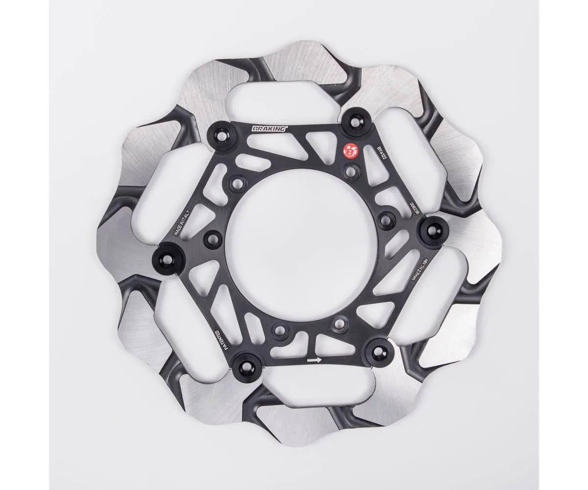 By4122 Disco Freno Anteriore Sx Braking Batfly Alu Per Honda Cr E 1995 > 2008-BY4122-115303