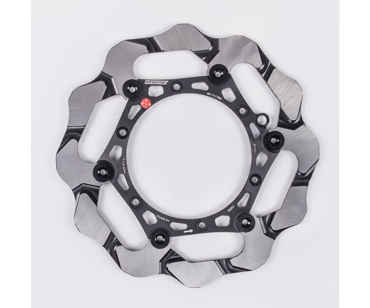 By4124 Disco Freno Anteriore Sx Braking Batfly Alu Per Husaberg Fc 2001 > 2002-BY4124-116058