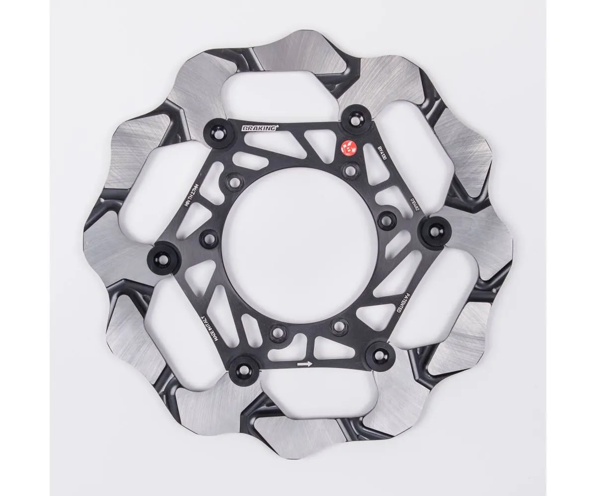 By4130 Disco Freno Anteriore Sx Braking Batfly Alu Per Honda Cr E 1995 > 2008-BY4130-115305