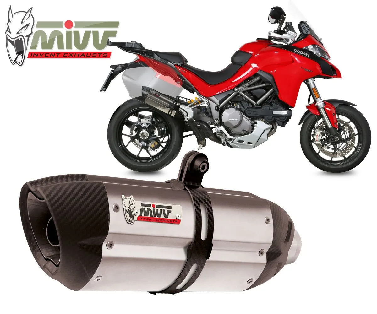 Terminale Scarico Mivv Suono Inox Per Ducati Multistrada 1260 2018 > 2020-D.033.S7-107857
