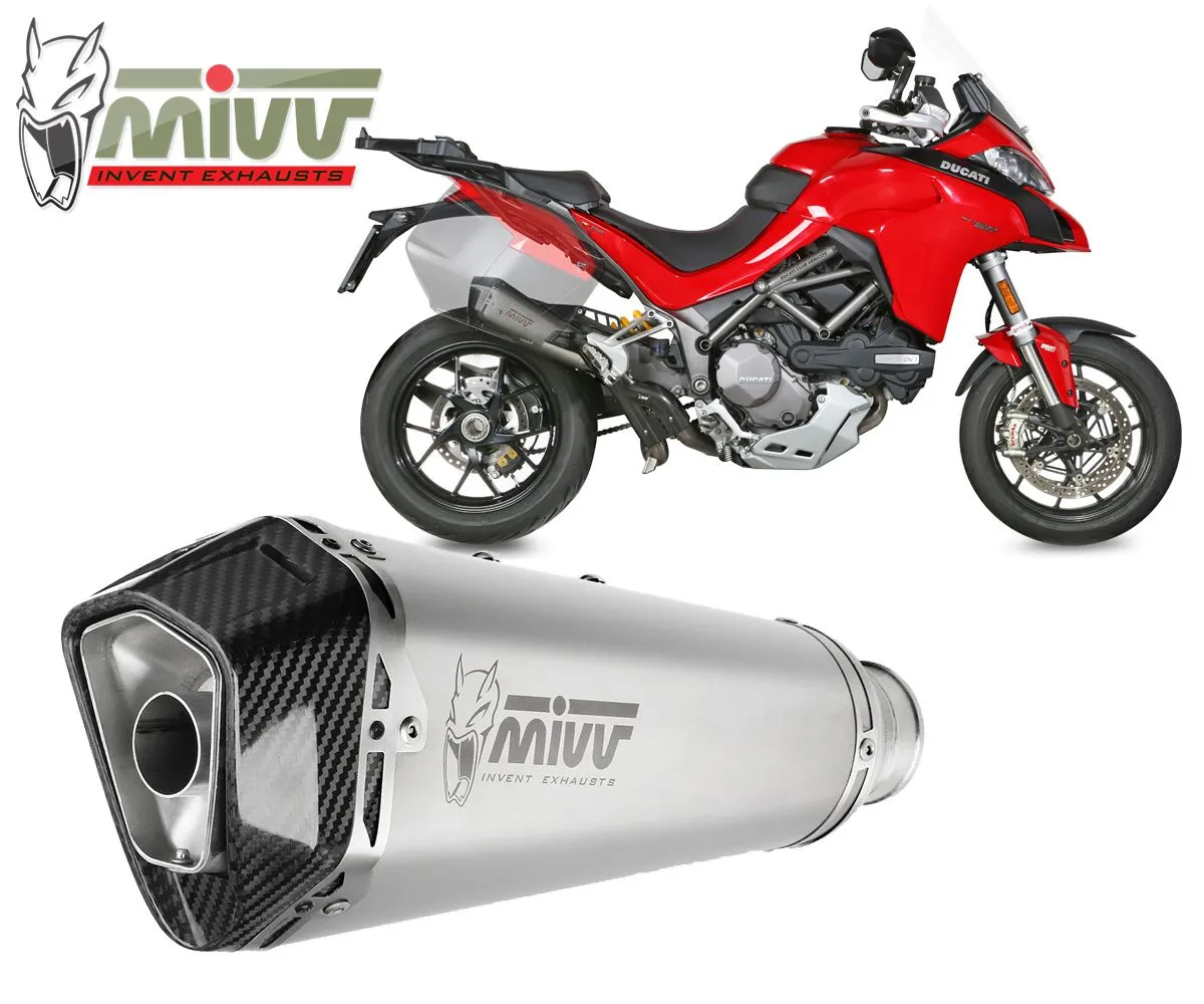 Terminale Scarico Mivv Delta Race Inox Per Ducati Multistrada 1260 2018 > 2020-D.033.SDRX-107860