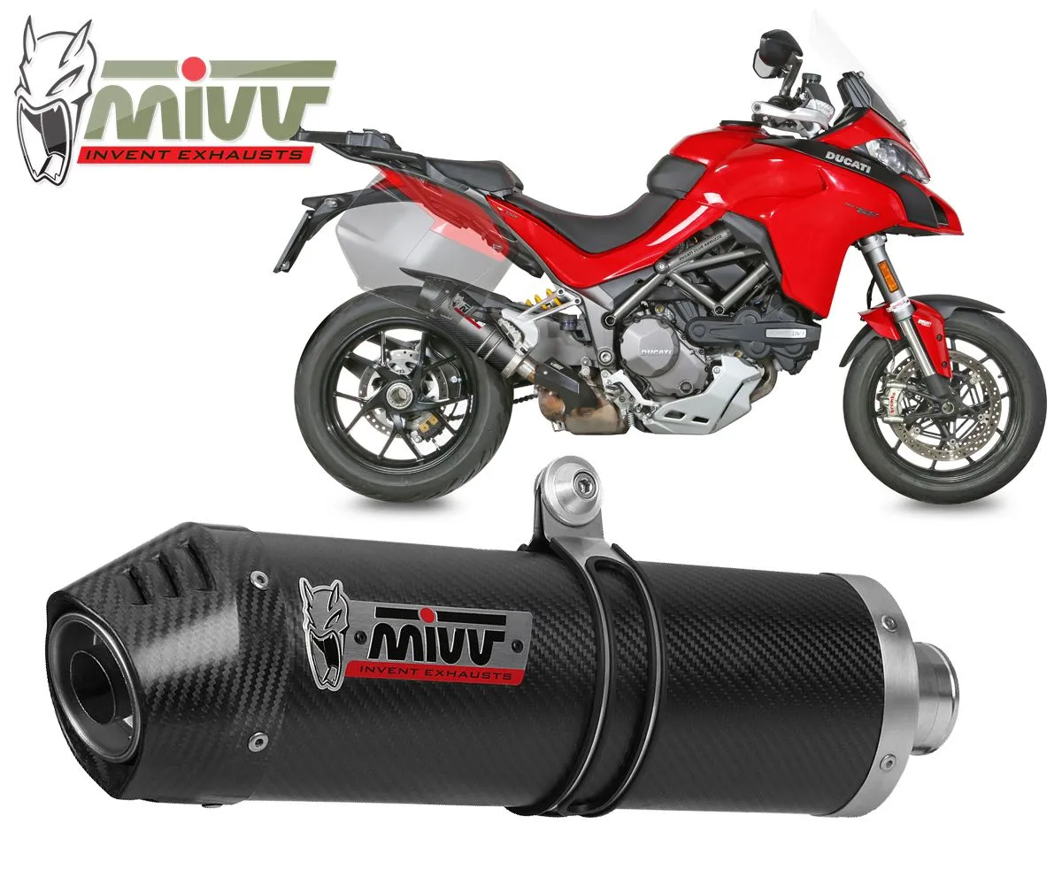 Terminale Scarico Omologato Mivv Oval Carbonio Coppa Carbonio Ducati Multistrada 1260 2018 > 2020-D.034.L3C-107855