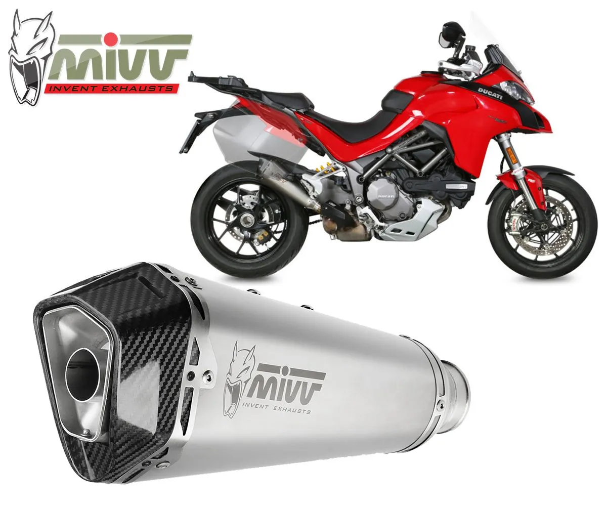 Terminale Scarico Omologato Mivv Delta Race Inox Ducati Multistrada 1260 2018 > 2020-D.034.LDRX-107850
