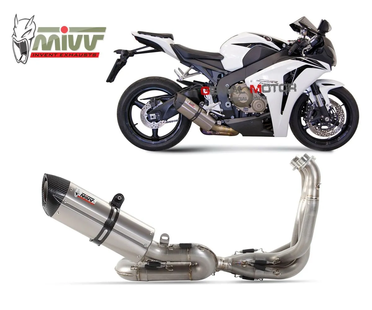 Impianto Completo Steel Mivv Suono Inox Per Honda Cbr 1000 Rr 2008 > 2013-X.HO.0002.S7-107789