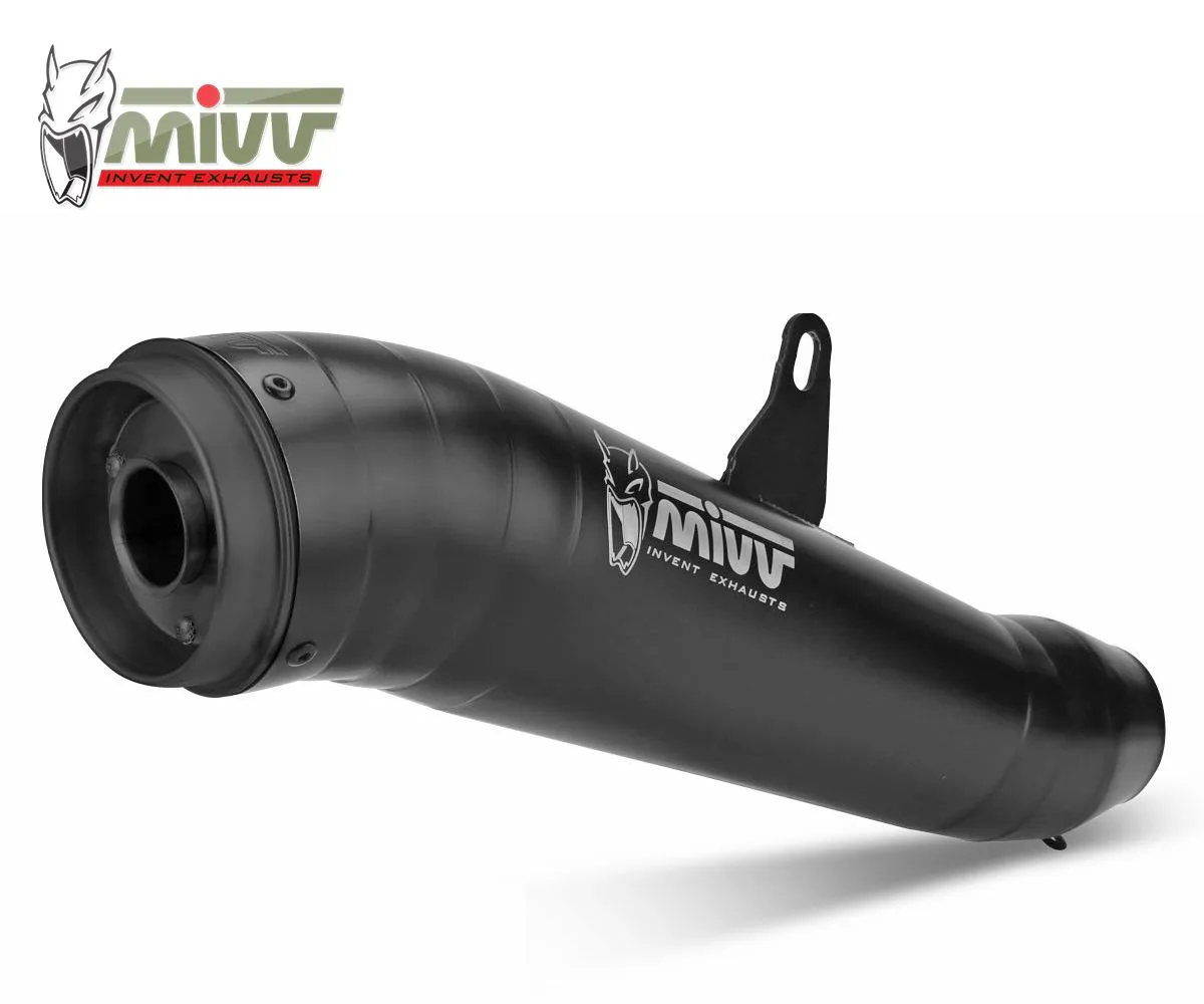 Terminale Scarico Omologato Mivv Ghibli Black Inox Nero Honda Cbr 600 F 2011 > 2013-H.038.LGXB-107790