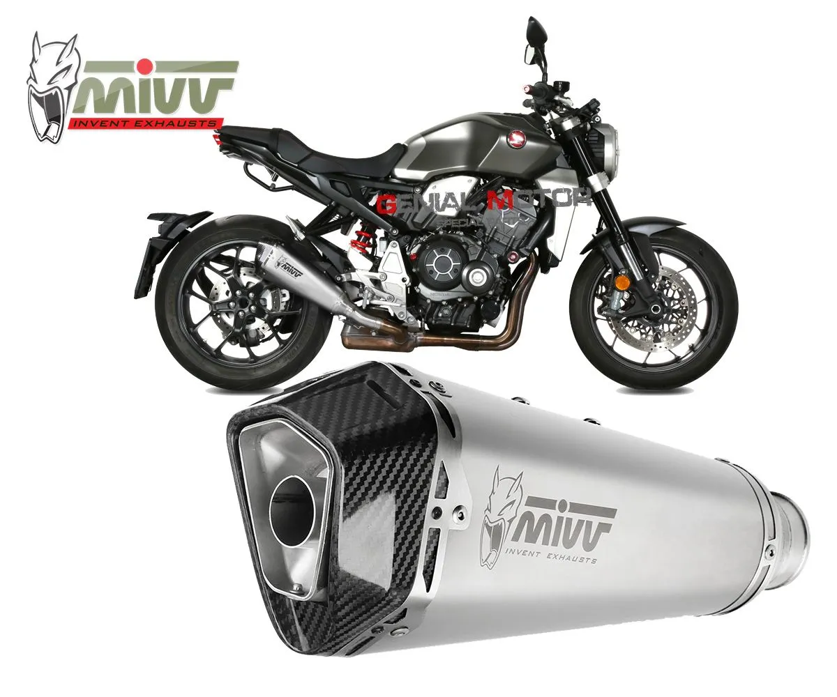 Terminale Scarico Omologato Mivv Delta Race Inox Per Honda Cb 1000 R 2018 > 2023-H.068.LDRX-107863