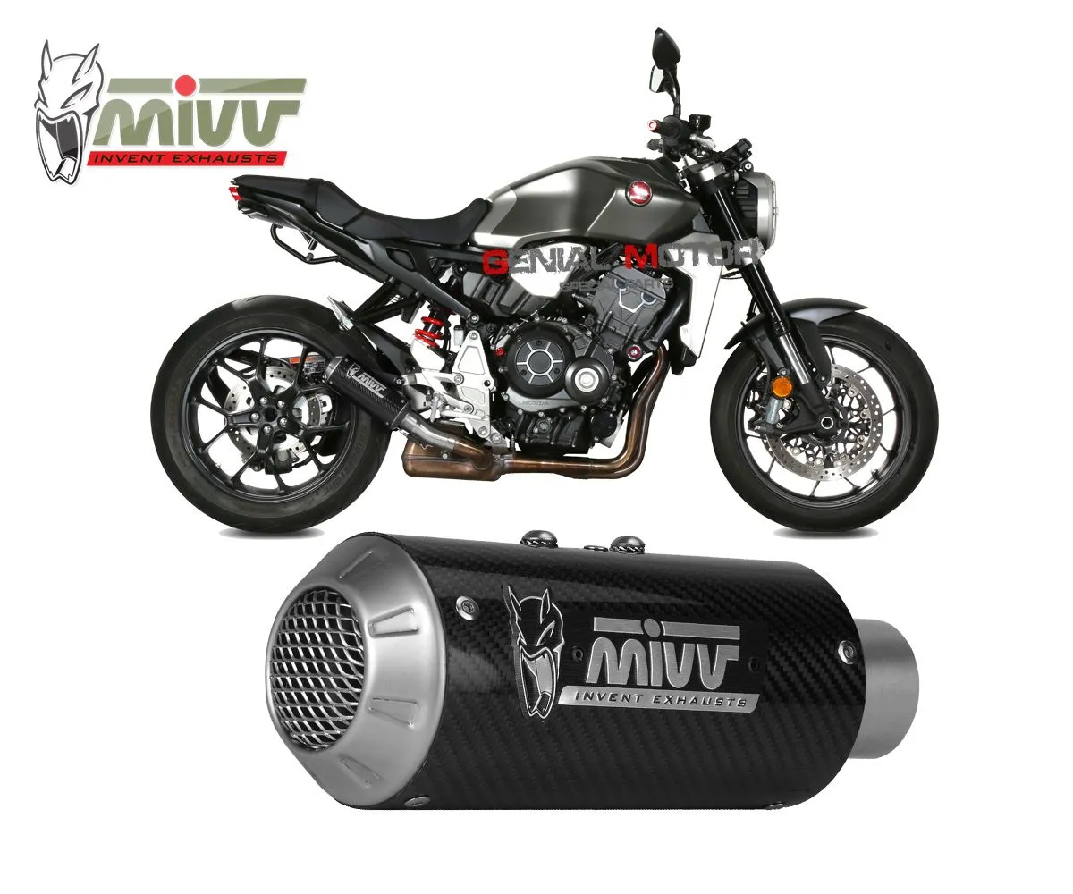 Terminale Scarico Omologato Mivv Mk3 Carbonio Per Honda Cb 1000 R 2018 > 2023-H.068.LM3C-107867