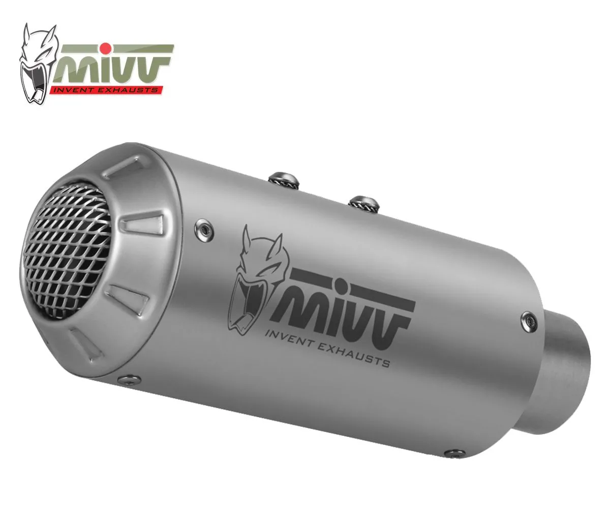 Impianto Completo Mivv Mk3 Inox Per Kawasaki Z650 2017 > 2024-K.044.SM3X-107795