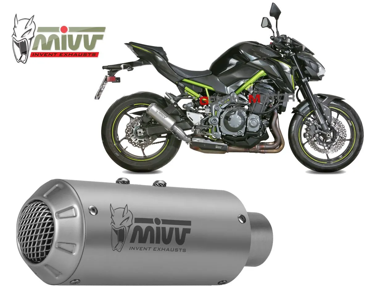 Terminale Scarico Omologato Mivv Mk3 Inox Per Kawasaki Z 900 2017 > 2019-K.045.LM3X-107792