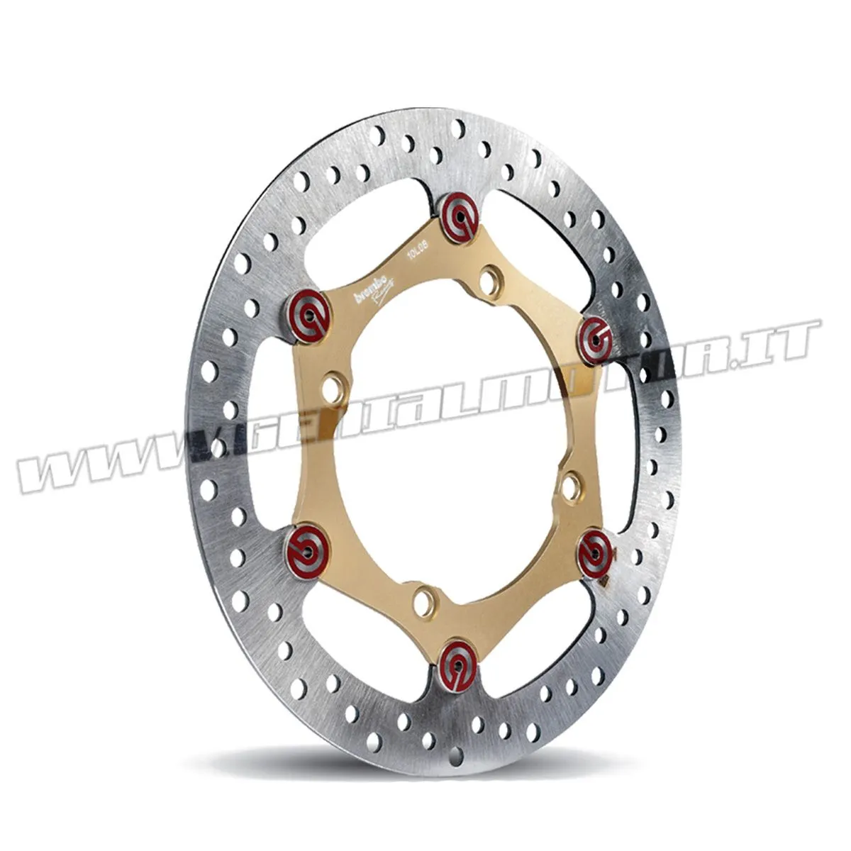 Kit Freno Brembo ( Disco, Pastiglia, Staffa ) Oversize Mx / Enduro Per Yzf / Wrf 250 2003 > 2012-122B06928-109332