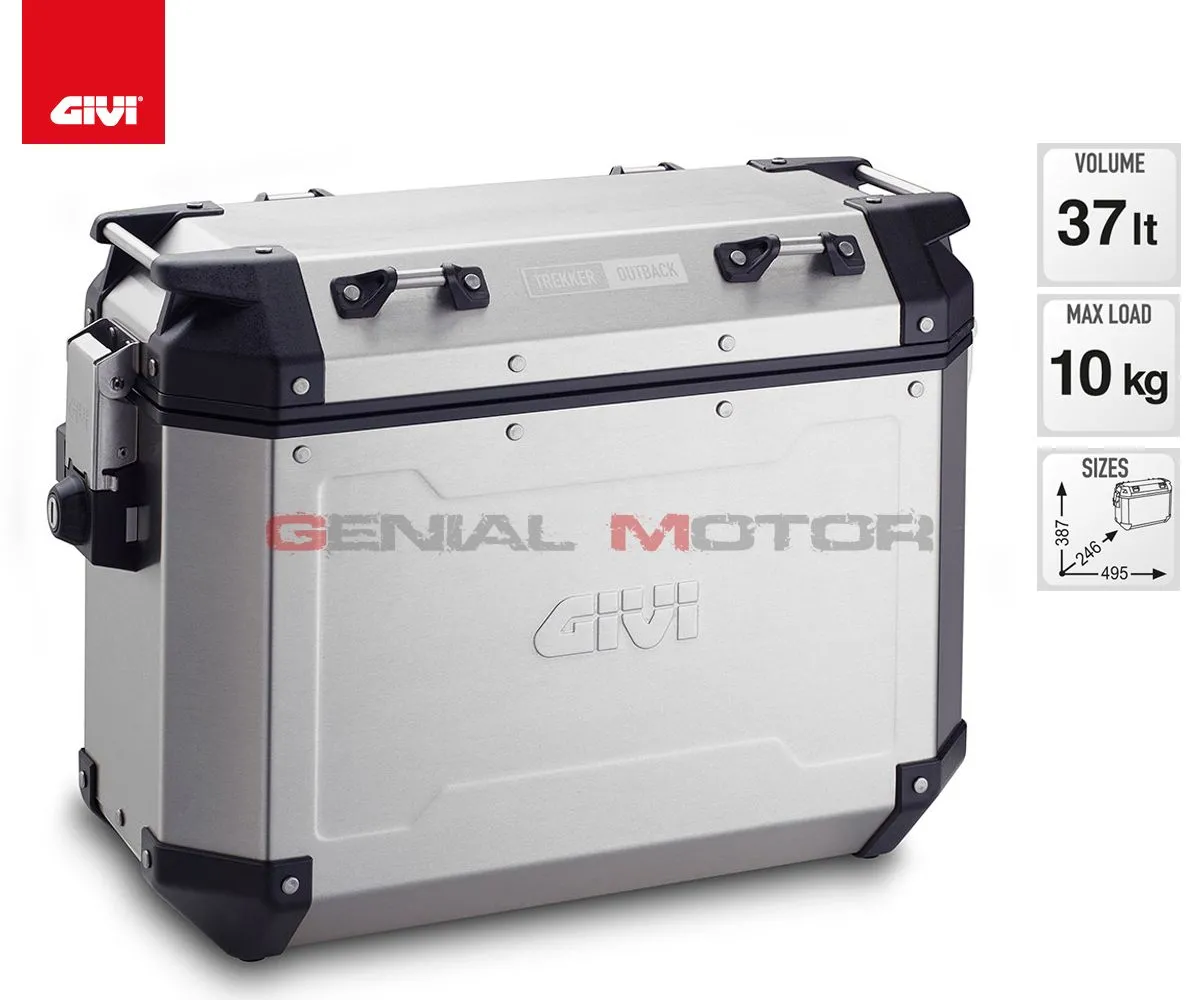 Valigia Laterale Givi Trekker Outback 37lt Per Bmw F 650 Gs 2008 > 2017 Obkn37al-OBKN37AL--PL5103CAM-183591