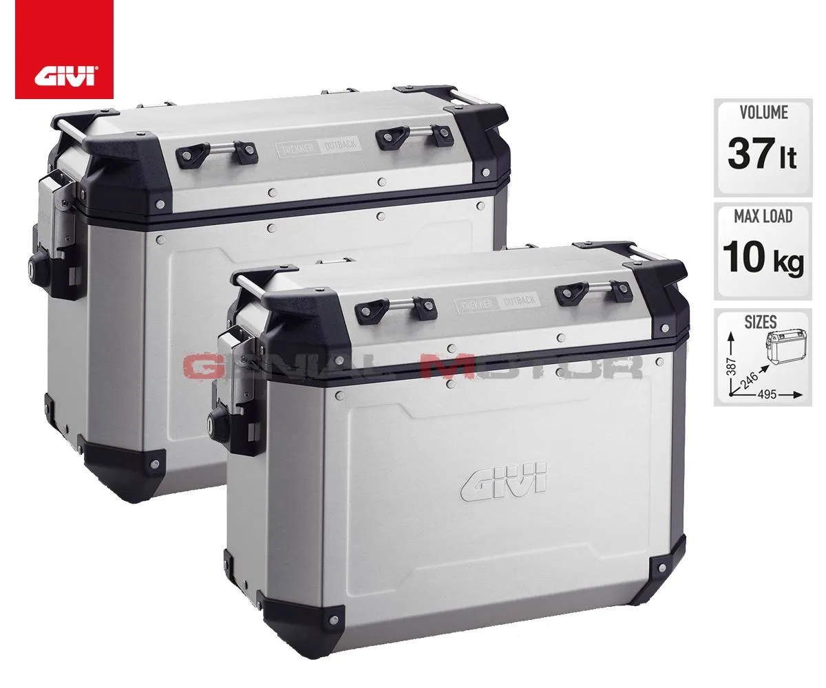 Valigie Laterale Givi Trekker Outback 37lt Per Bmw F 650 Gs 2008 > 2017 Obkn37apack2-OBKN37APACK2--PL5103CAM-183593