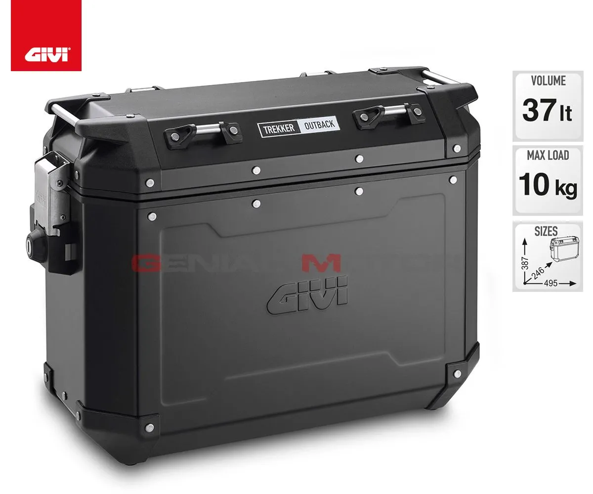 Valigia Laterale Givi Trekker Outback 37lt Per Bmw F 650 Gs 2008 > 2017 Obkn37bl-OBKN37BL--PL5103CAM-183594