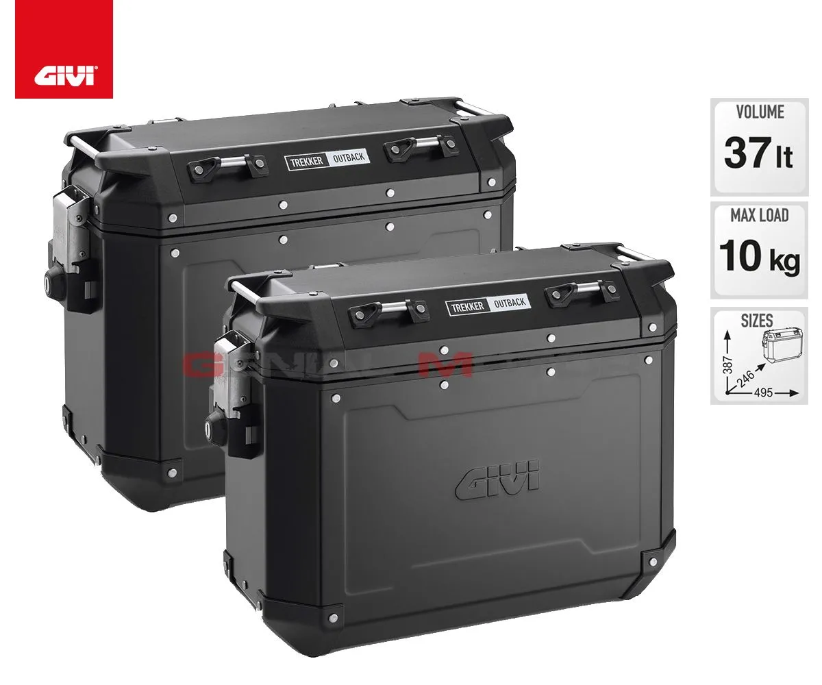 Valigie Laterale Givi Trekker Outback 37lt Per Bmw F 650 Gs 2008 > 2017 Obkn37bpack2-OBKN37BPACK2--PL5103CAM-183596