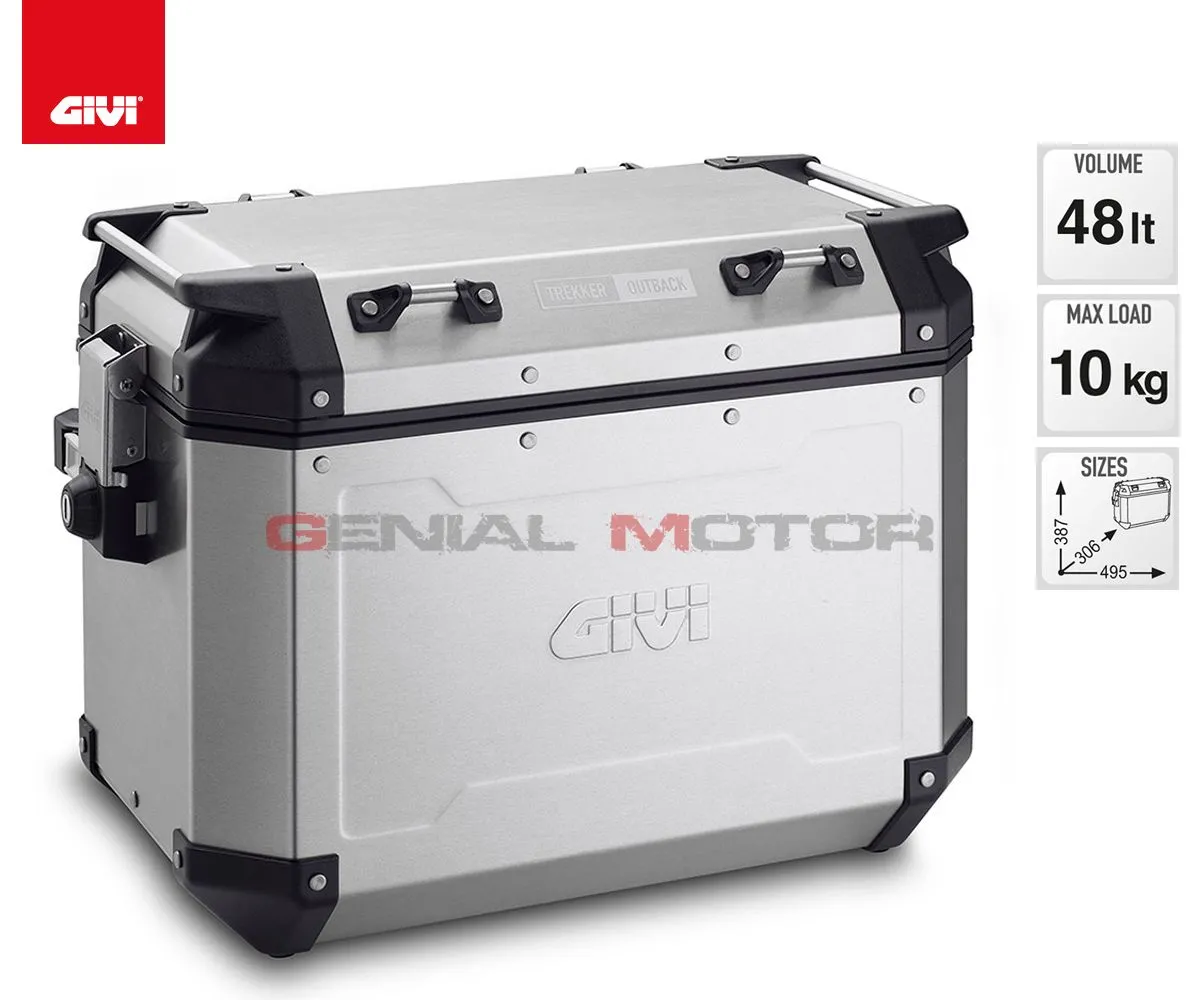 Valigia Laterale Givi Trekker Outback 48lt Per Bmw F 650 Gs 2008 > 2017 Obkn48al-OBKN48AL--PL5103CAM-183585