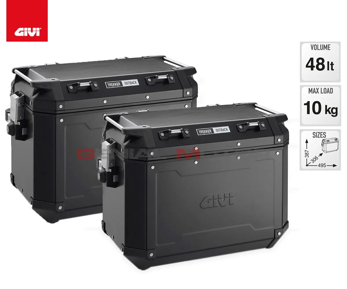 Valigie Laterale Givi Trekker Outback 48lt Per Bmw F 650 Gs 2008 > 2017 Obkn48bpack2-OBKN48BPACK2--PL5103CAM-183590