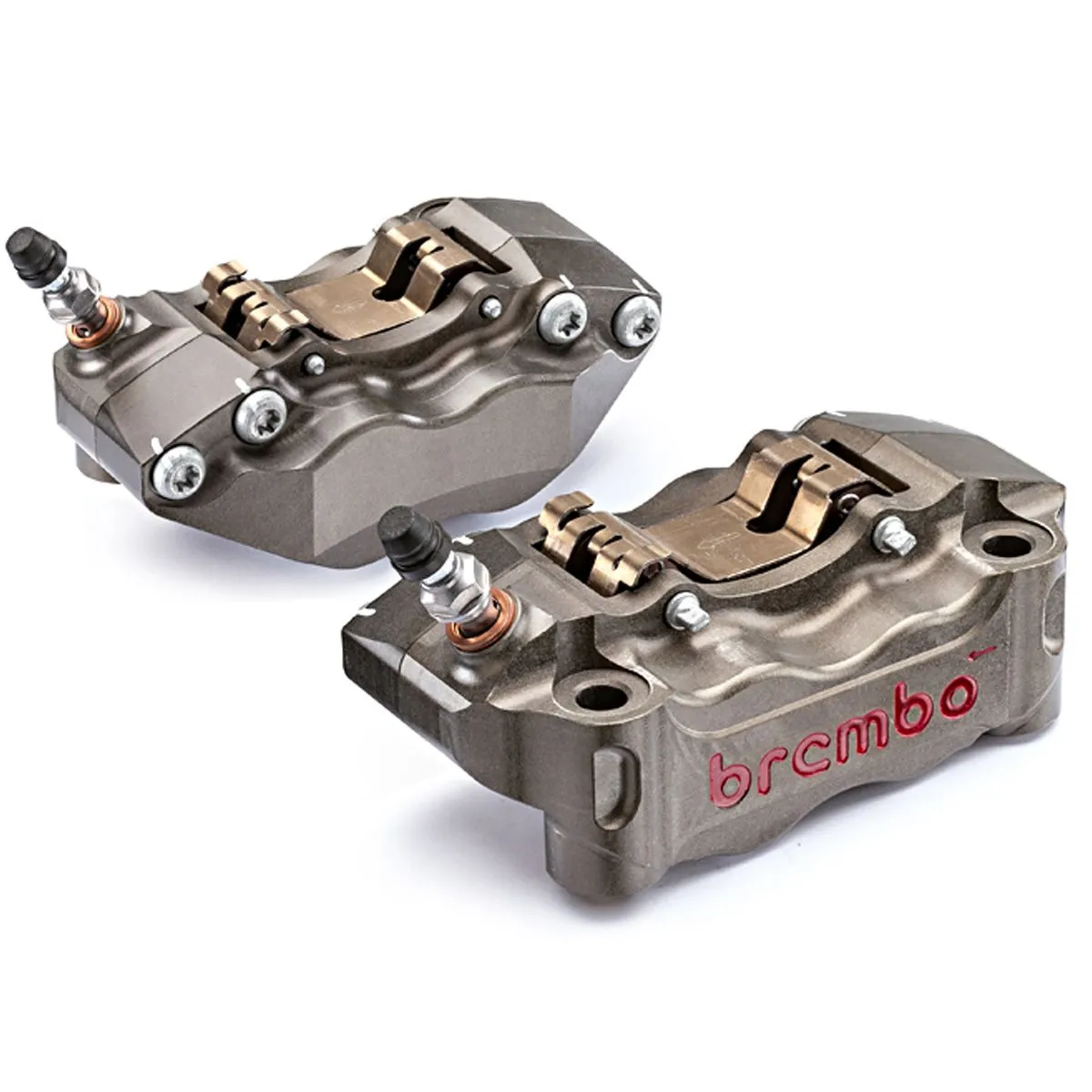 Kit Coppia Pinze Freno Radiali Brembo Racing Cnc P4 30/34 Sx Dx 100 Mm Pastiglie-220A16810-109560