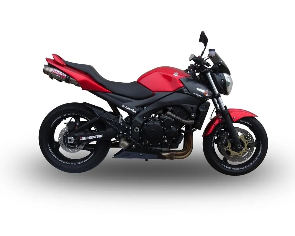 Scarichi Terminali Gpr Deeptone Inox Omologato Suzuki Gsr 600 2006 > 2011-S.120.DE-180651