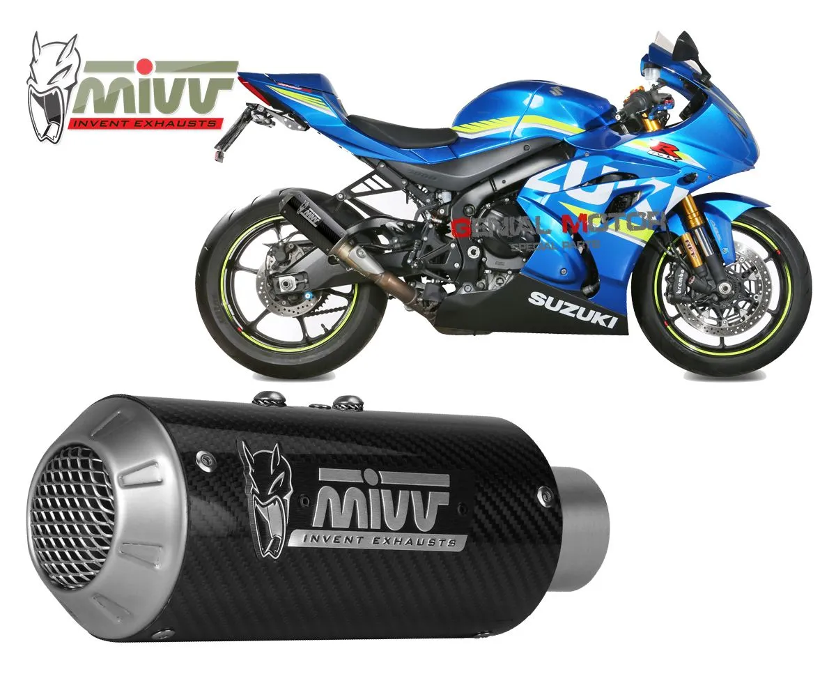 Terminale Scarico Mivv Mk3 Carbonio Per Suzuki Gsx-r 1000 2017 > 2020-S.050.SM3C-107801