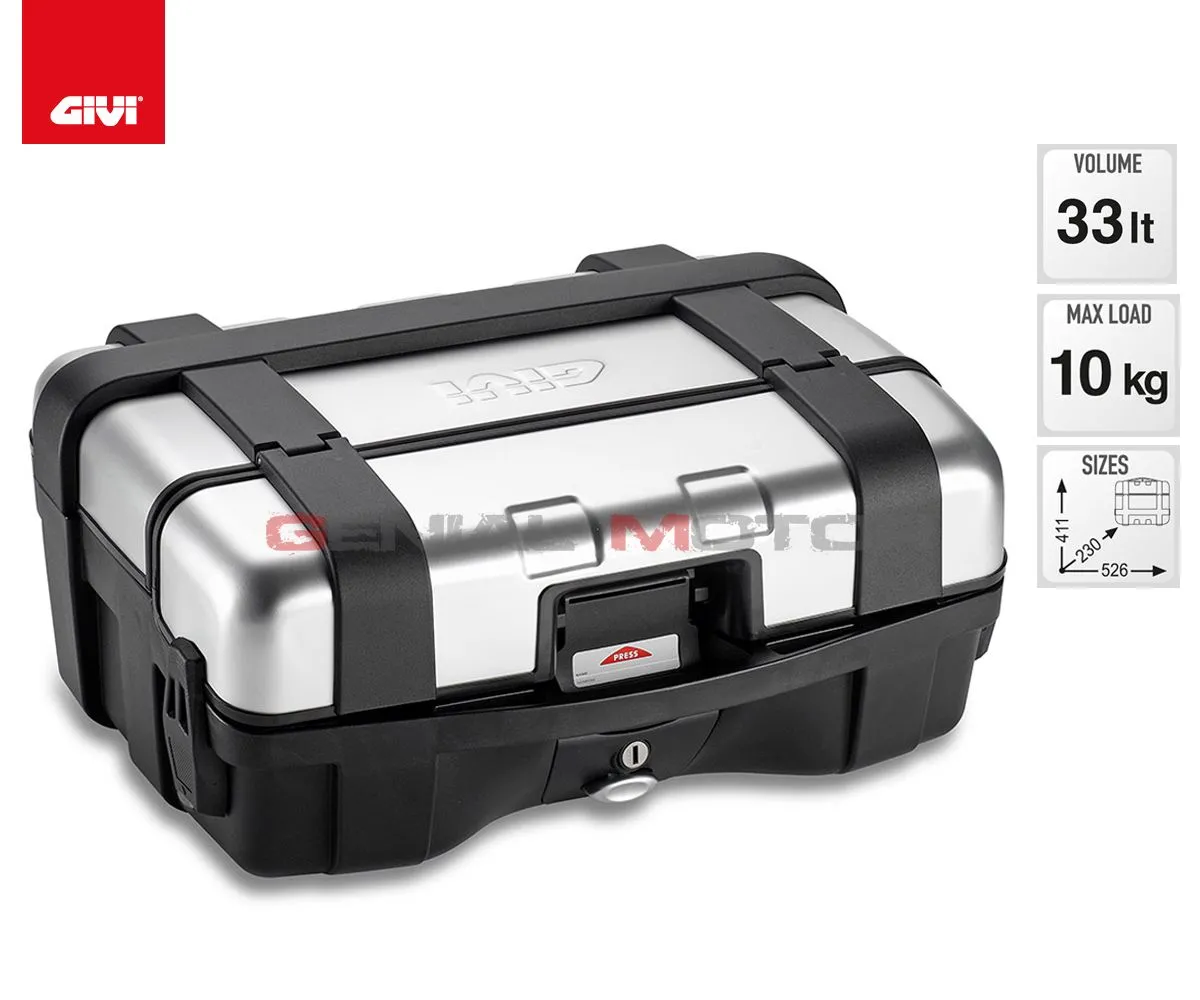 Valigia Givi Trk 33 Trekker 33lt Per Benelli Leoncino 500 2017 > 2019 Trk33n E251-TRK33N--E251--SR8704-182585