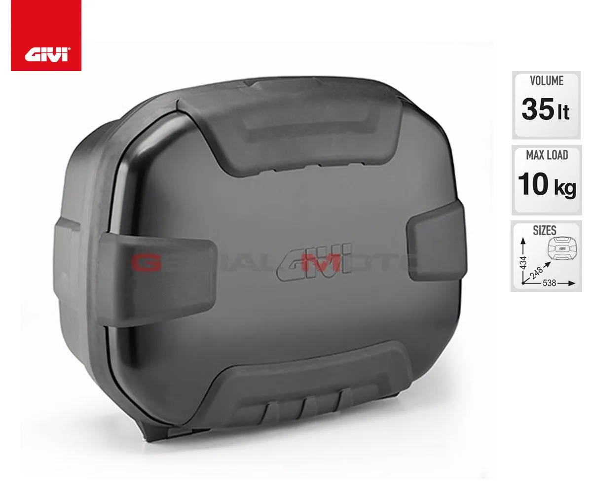 Valigia Givi Trk35 Trekker Ii 35lt Per Aprilia Pegaso 650 Strada 2005 > 2011 Trk35b-TRK35B--SR79-182347