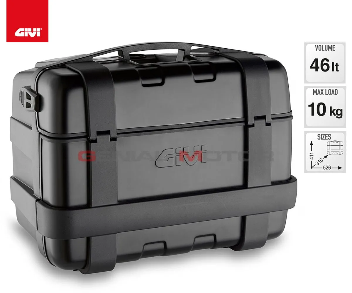 Valigia Givi Trk 46 Trekker 46lt Per Aprilia Pegaso 650 Strada 2005 > 2011 Trk46b-TRK46B--SR79-182353