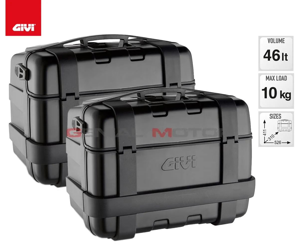 Valigie Laterale Givi Trk 46 Trekker 46lt Per Benelli Trk 502 2017 > 2019 Trk46bpack2-TRK46BPACK2--PL8703-182654