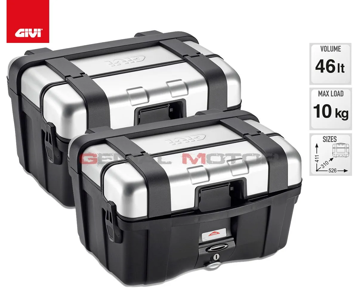 Valigie Laterale Givi Trk 46 Trekker 46lt Per Benelli Trk 502 2017 > 2019 Trk46pack2-TRK46PACK2--PL8703-182653