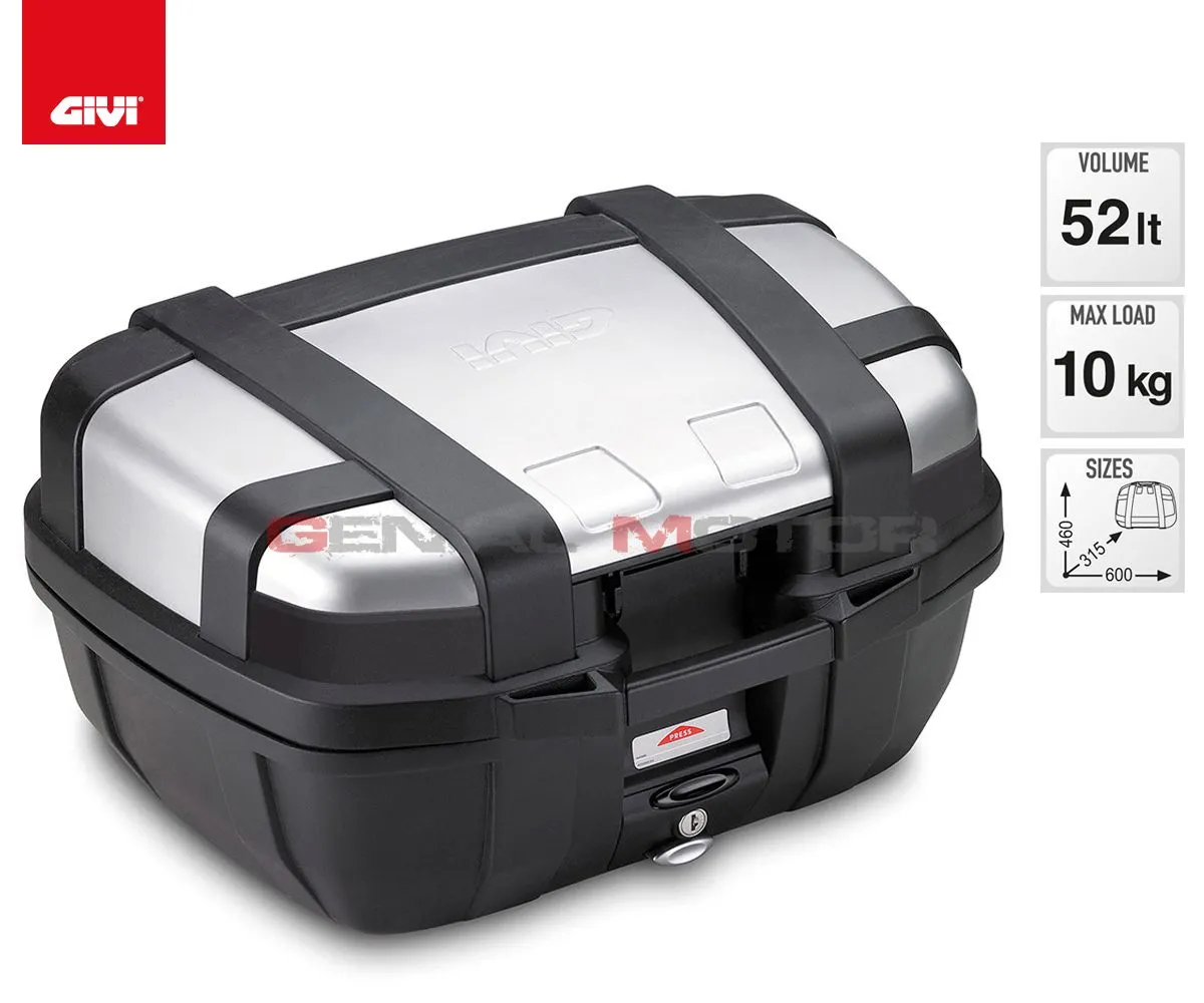 Valigia Givi Trk 52 Trekker 52lt Per Aprilia Pegaso 650 Strada 2005 > 2011 Trk52n-TRK52N--SR79-182350