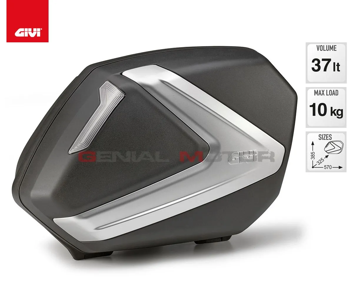 Valigie Laterale Givi V37 37lt Per Bmw K 1200 R 2005 > 2008 V37nt-V37NT--PLXR691-184988