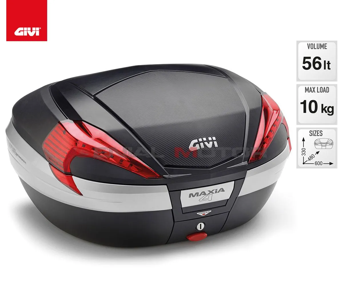 Valigia Givi V56n Maxia 4 56lt Per Aprilia Pegaso 650 Strada 2005 > 2011 V56nn-V56NN--SR79-182356