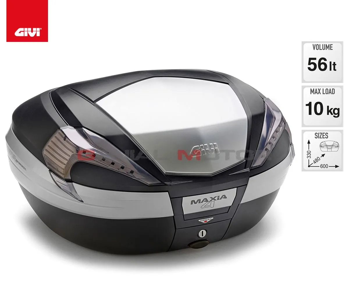 Valigia Givi V56n Maxia 4 56lt Per Aprilia Pegaso 650 Strada 2005 > 2011 V56nt-V56NT--SR79-182355