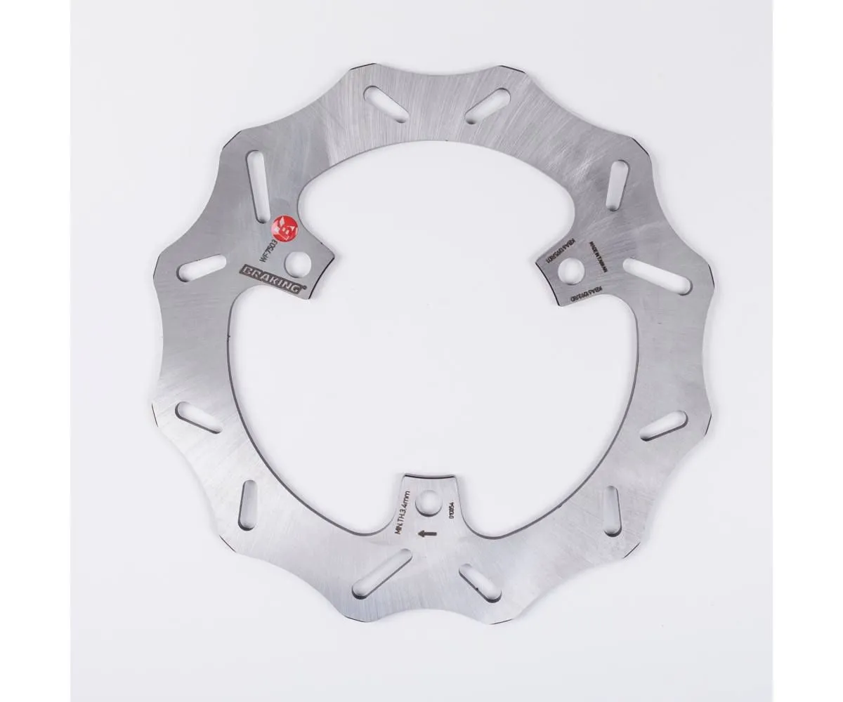 Wf7503 Disco Freno Posteriore Dx Braking W-fix Per Kawasaki Ninja 250 R 2008 > 2012-WF7503-116947