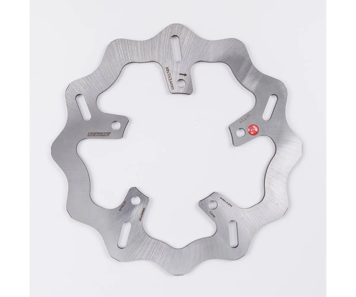 Wf7509 Disco Freno Posteriore Dx Braking W-fix Per Yamaha Yzf R 2008 > 2013-WF7509-120841