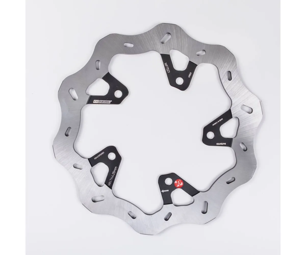 Wf7521 Disco Freno Posteriore Dx Braking W-fix Per Aprilia Caponord 2013 > 2020-WF7521-112627