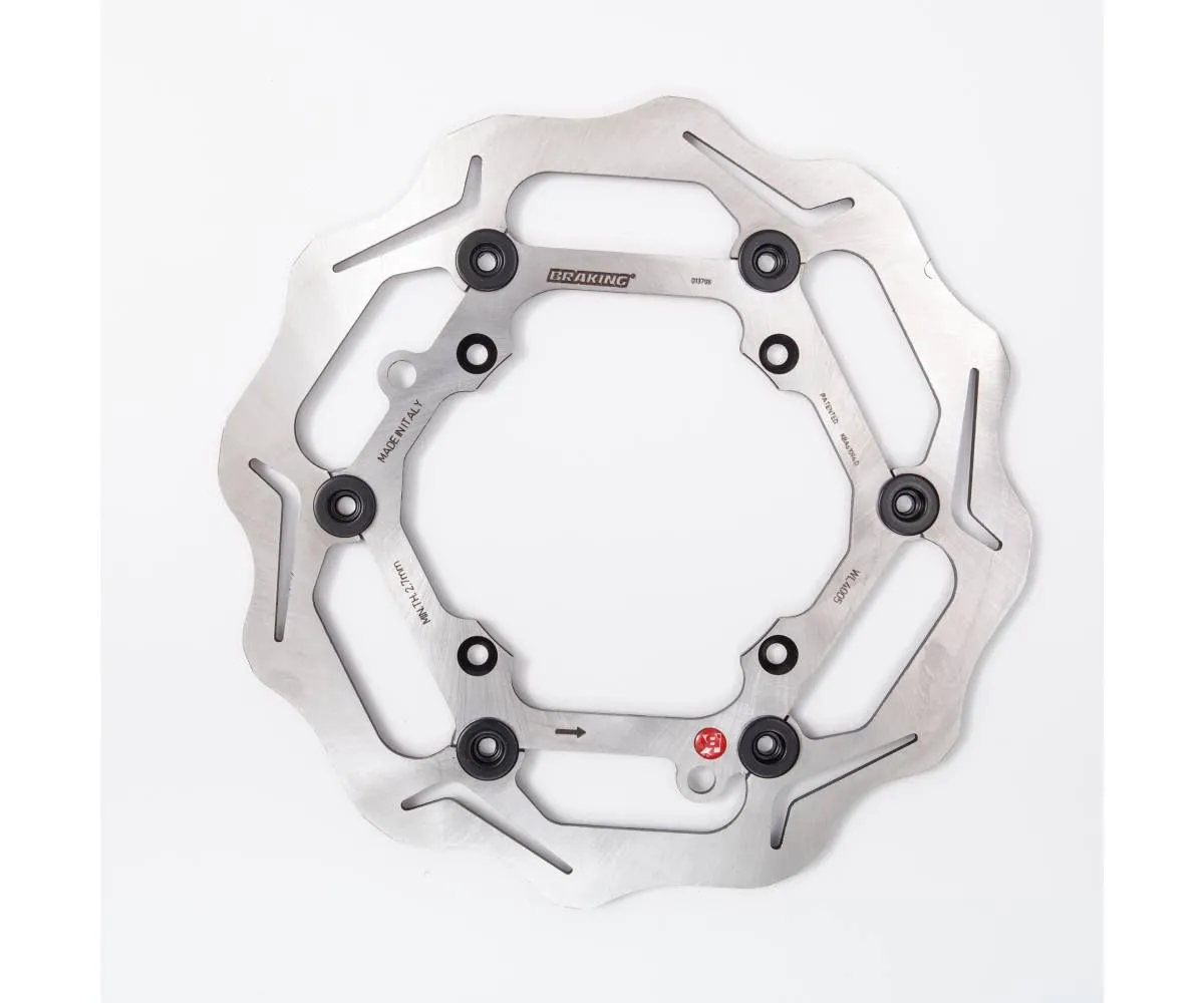 Wl4005 Disco Freno Anteriore Sx Braking W-flo Per Husqvarna Cr 2000 > 2012-WL4005-116307