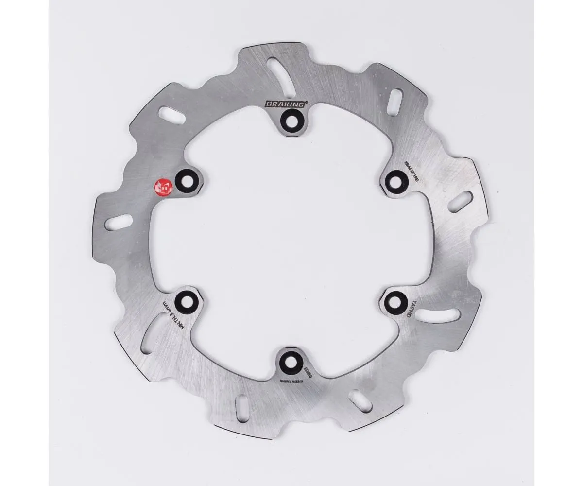 Ya01rid Disco Freno Posteriore Dx Braking W-fix Per Tm Gs- Mc 1990 > 1992-YA01RID-119872