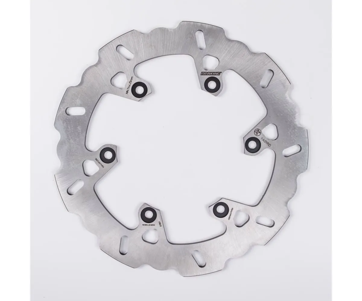 Ya09rid Disco Freno Posteriore Dx Braking W-fix Per Yamaha Bt Bulldog 2002 > 2006-YA09RID-120088