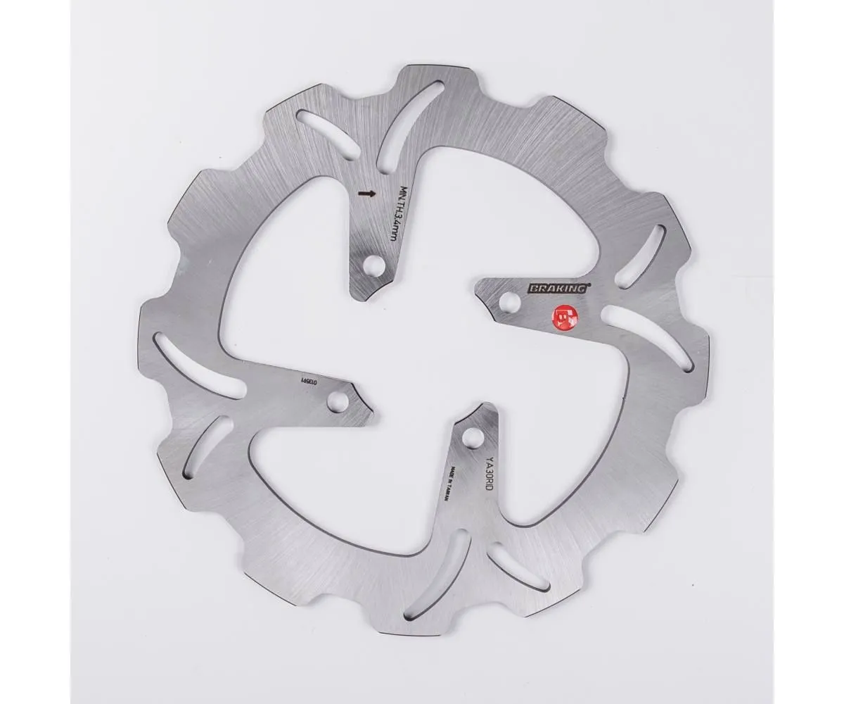 Ya30rid Disco Freno Posteriore Dx Braking W-fix Per Yamaha Yfm Rn Raptor 2001 > 2005-YA30RID-120643