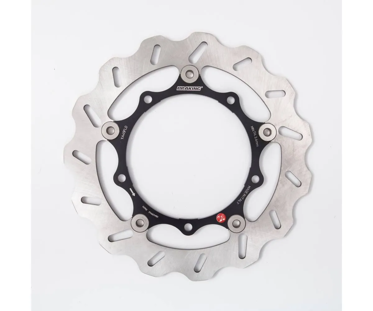 Ya45fld Disco Freno Anteriore Sx Braking W-flo Per Yamaha X-max Yp R 2014 > 2016-YA45FLD-120416