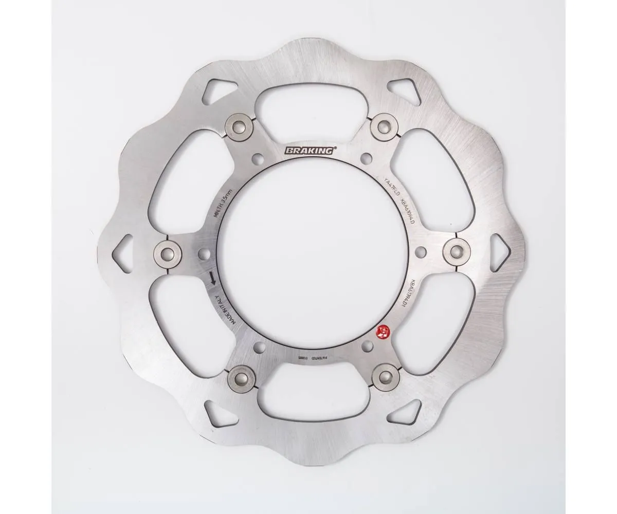 Ya47fld Disco Freno Anteriore Sx Braking W-flo Per Yamaha Wr X 2009 > 2016-YA47FLD-120382