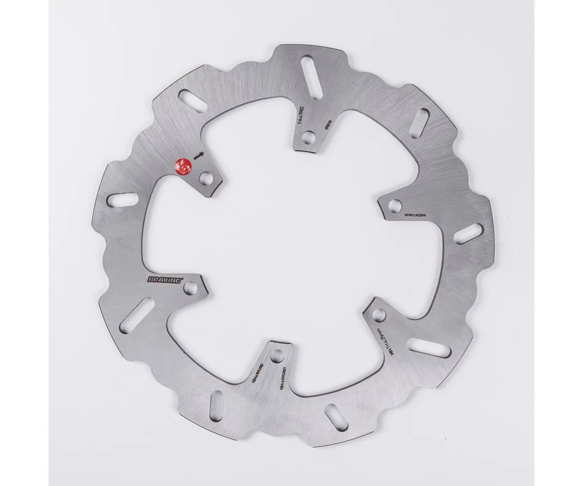 Ya47rid Disco Freno Posteriore Dx Braking W-fix Per Yamaha Xt R 2004 > 2016-YA47RID-120565